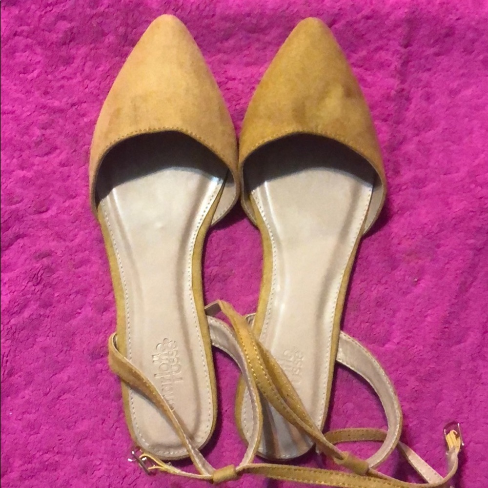 Mustard yellow flats